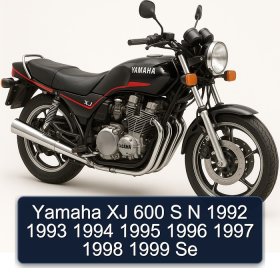 Yamaha XJ 600 S N 1992 1993 1994 1995 1996 1997 1998 1999 Se