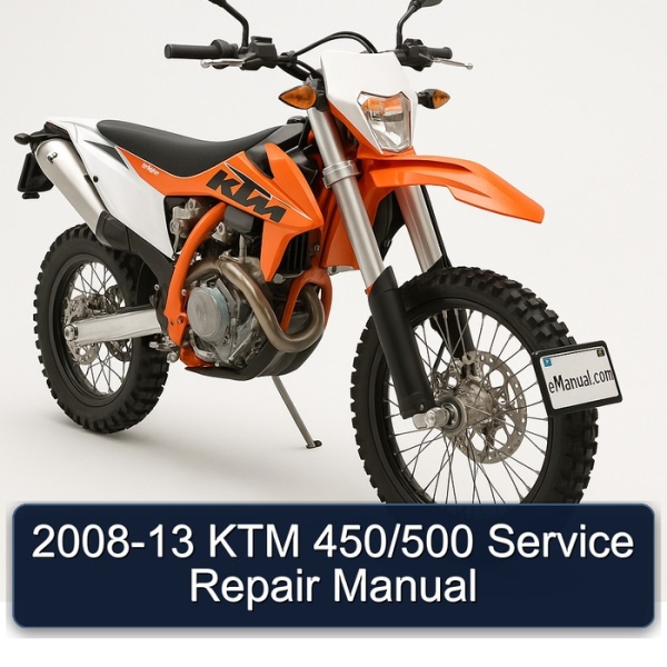 2008-13 KTM 450/500 Service Repair Manual