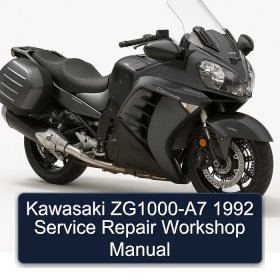 Kawasaki ZG1000-A7 1992 Service Repair Workshop Manual