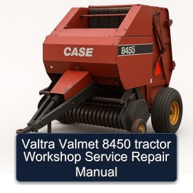 Valtra Valmet 8450 tractor Workshop Service Repair Manual