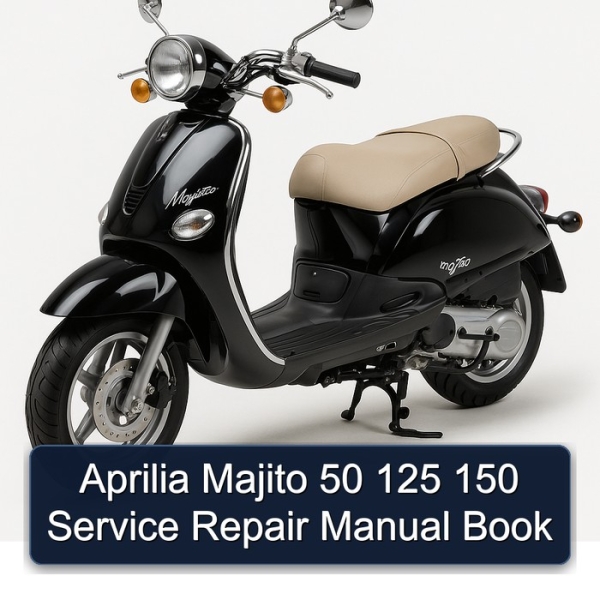 Aprilia Majito 50 125 150 Service Repair Manual Book