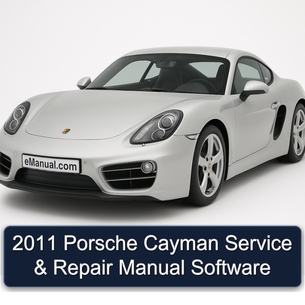 2011 Porsche Cayman Service & Repair Manual Software