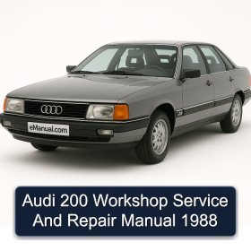 Audi 200 Workshop Service And Repair Manual 1988