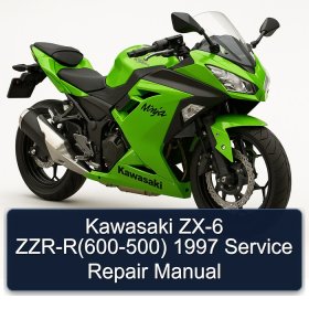 Kawasaki ZX-6 ZZR-R(600-500) 1997 Service Repair Manual