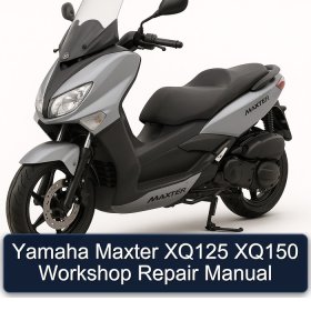 Yamaha Maxter XQ125 XQ150 Workshop Repair Manual