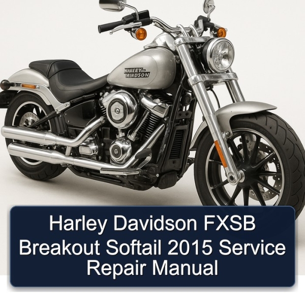 Harley Davidson FXSB Breakout Softail 2015 Service Repair Manual