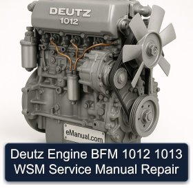 Deutz Engine BFM 1012 1013 WSM Service Manual Repair