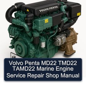 Volvo Penta MD22 TMD22 TAMD22 Marine Engine Service Repair Shop Manual