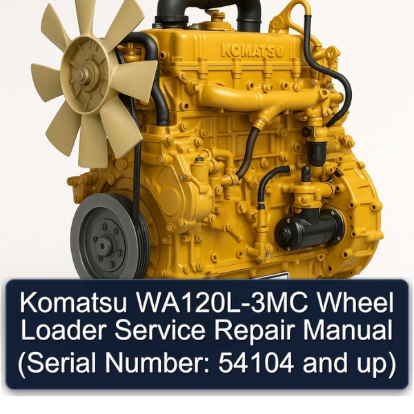 Komatsu WA120L-3MC Wheel Loader Service Repair Manual (Serial Number: 54104 and up)
