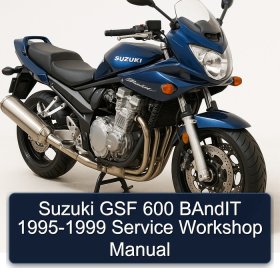 Suzuki GSF 600 BAndIT 1995-1999 Service Workshop Manual