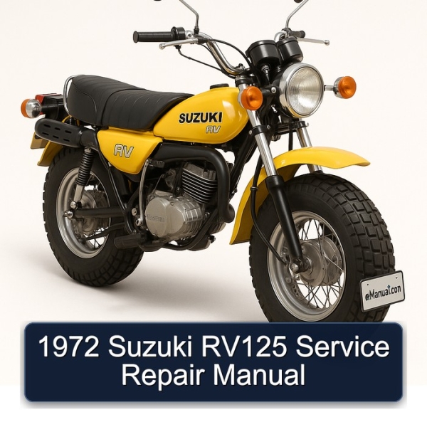 1972 Suzuki RV125 Service Repair Manual