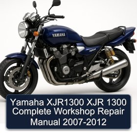 Yamaha XJR1300 XJR 1300 Complete Workshop Repair Manual 2007-2012