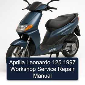 Aprilia Leonardo 125 1997 Workshop Service Repair Manual