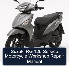 Suzuki RG 125 Service Motorcycle Workshop Repair Manual