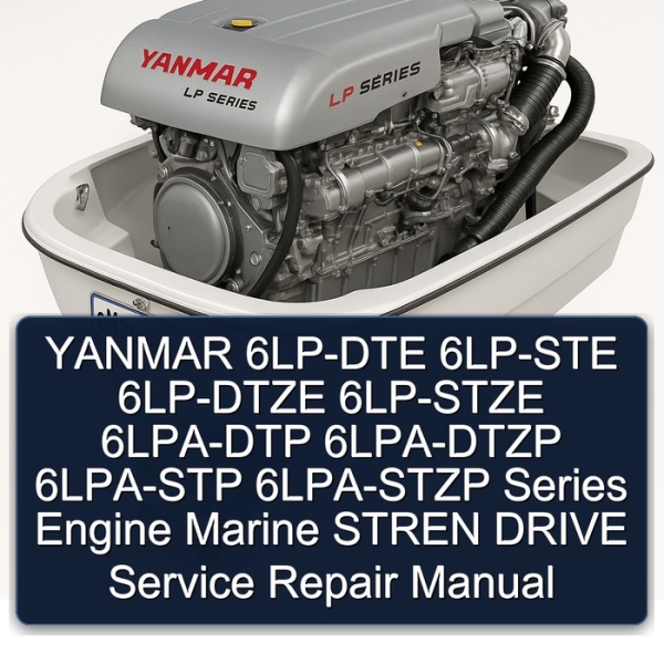 YANMAR 6LP-DTE 6LP-STE 6LP-DTZE 6LP-STZE 6LPA-DTP 6LPA-DTZP 6LPA-STP 6LPA-STZP Series Engine Marine STREN DRIVE Service Repair Manual