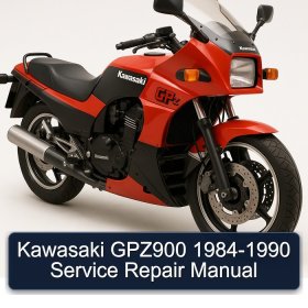 Kawasaki GPZ900 1984-1990 Service Repair Manual