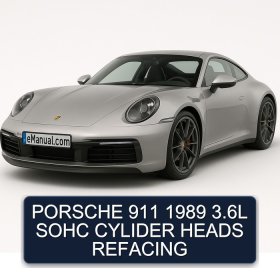 PORSCHE 911 1989 3.6L SOHC CYLIDER HEADS REFACING