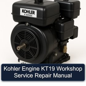 Kohler Engine KT19 Workshop Service Repair Manual