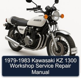 1979-1983 Kawasaki KZ 1300 Workshop Service Repair Manual