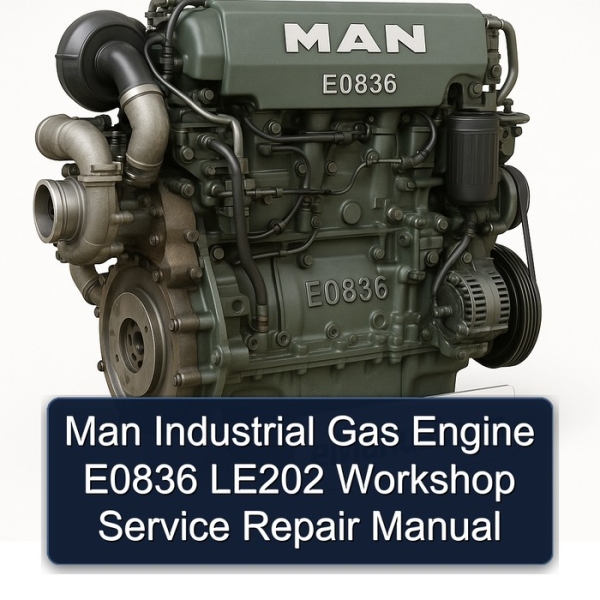 Man Industrial Gas Engine E0836 LE202 Workshop Service Repair Manual