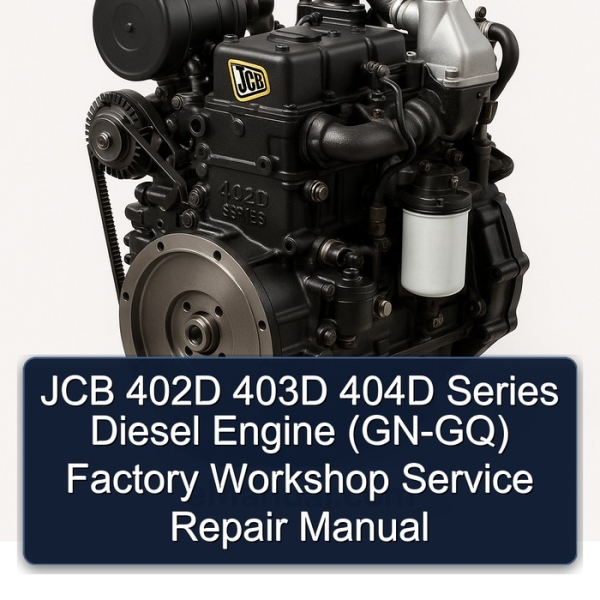 JCB 402D 403D 404D Series Diesel Engine (GN-GQ) Factory Workshop Service Repair Manual