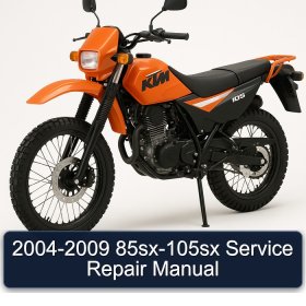 2004-2009 85sx-105sx Service Repair Manual