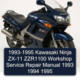 1993-1995 Kawasaki Ninja ZX-11 ZZR1100 Workshop Service Repair Manual 1993 1994 1995