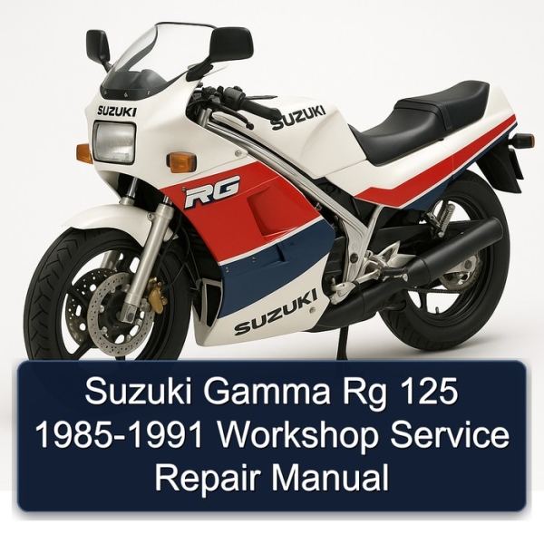 Suzuki Gamma Rg 125 1985-1991 Workshop Service Repair Manual