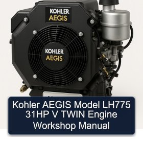 Kohler AEGIS Model LH775 31HP V TWIN Engine Workshop Manual