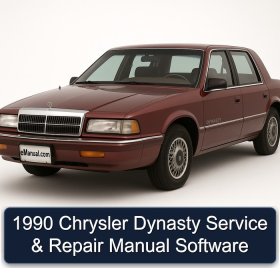 1990 Chrysler Dynasty Service & Repair Manual Software