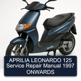 APRILIA LEONARDO 125 Service Repair Manual 1997 ONWARDS