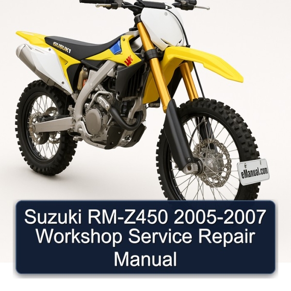 Suzuki RM-Z450 2005-2007 Workshop Service Repair Manual