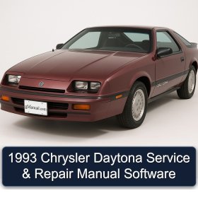 1993 Chrysler Daytona Service & Repair Manual Software