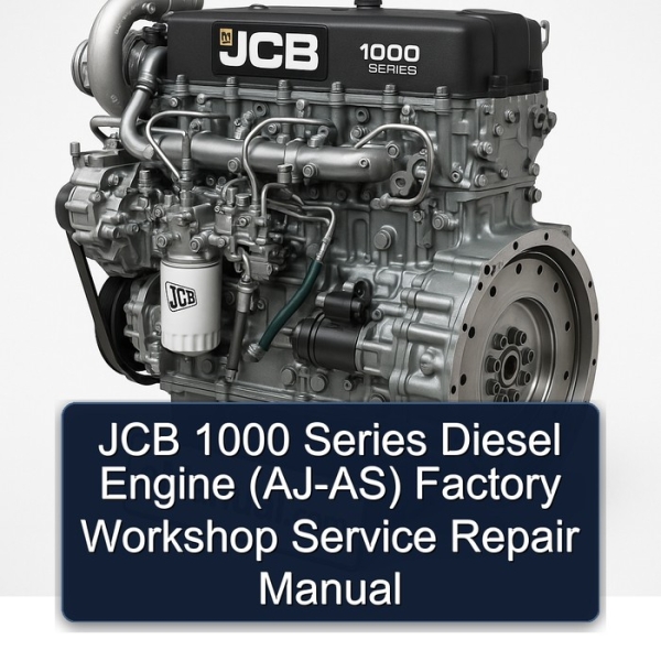 JCB 1000 Series Diesel Engine (AJ-AS) Factory Workshop Service Repair Manual