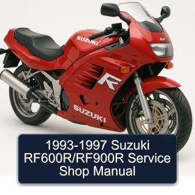1993-1997 Suzuki RF600R/RF900R Service Shop Manual