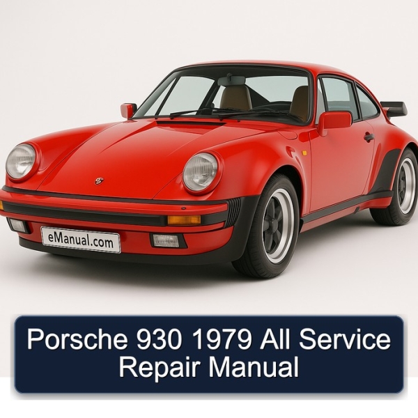 Porsche 930 1979 All Service Repair Manual