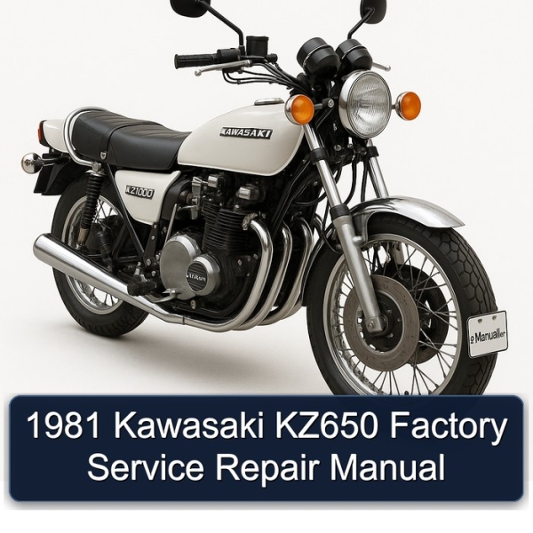 1981 Kawasaki KZ650 Factory Service Repair Manual