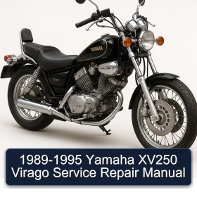 1989-1995 Yamaha XV250 Virago Service Repair Manual
