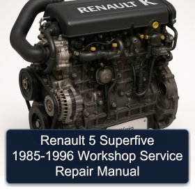 Renault 5 Superfive 1985-1996 Workshop Service Repair Manual