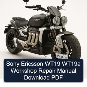 Sony Ericsson WT19 WT19a Workshop Repair Manual Download PDF