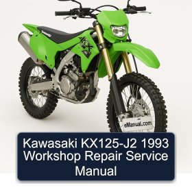 Kawasaki KX125-J2 1993 Workshop Repair Service Manual