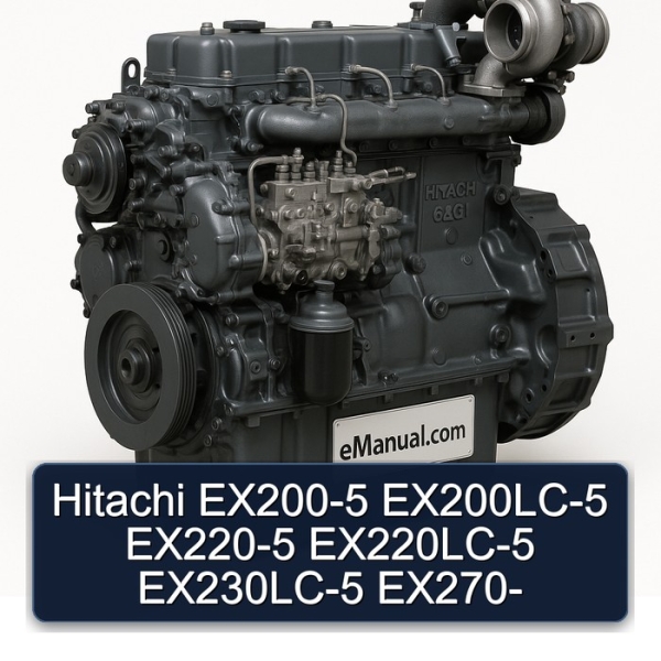 Hitachi EX200-5 EX200LC-5 EX220-5 EX220LC-5 EX230LC-5 EX270-