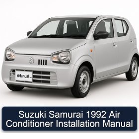 Suzuki Samurai 1992 Air Conditioner Installation Manual