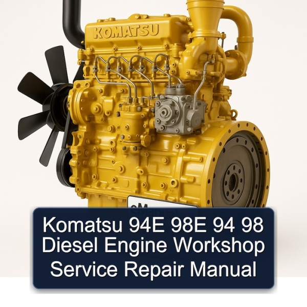 Komatsu 94E 98E 94 98 Diesel Engine Workshop Service Repair Manual