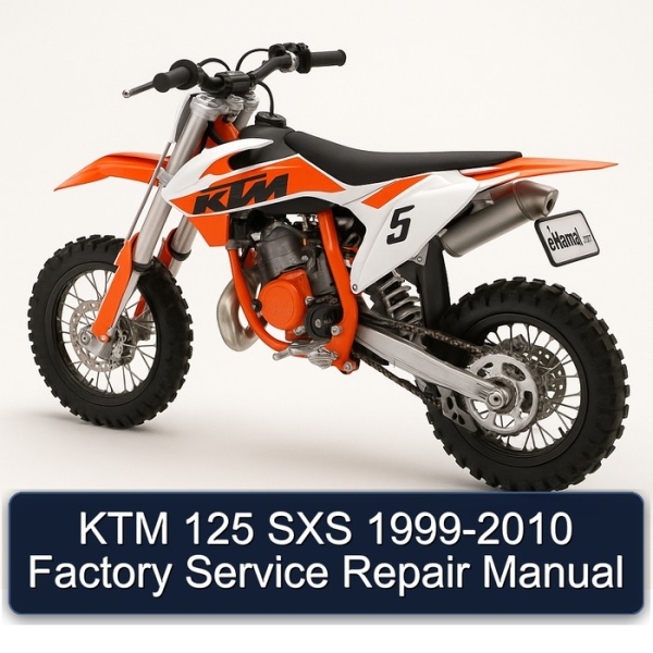 KTM 125 SXS 1999-2010 Factory Service Repair Manual