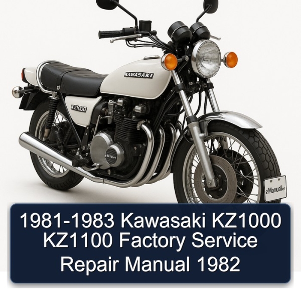 1981-1983 Kawasaki KZ1000 KZ1100 Factory Service Repair Manual 1982