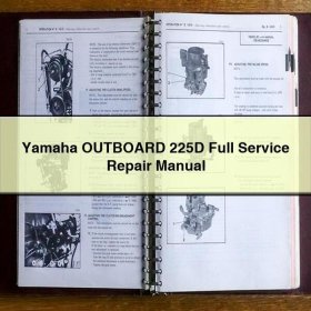 Yamaha OUTBOARD 225D Full Service Repair Manual