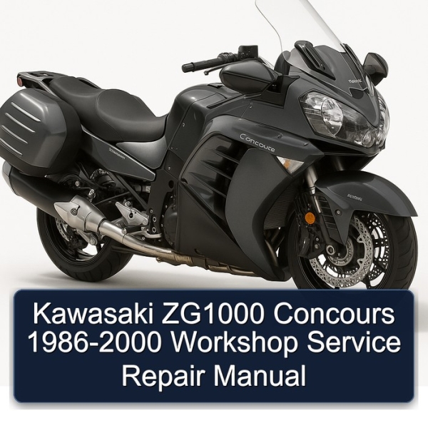 Kawasaki ZG1000 Concours 1986-2000 Workshop Service Repair Manual