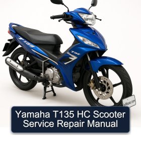 Yamaha T135 HC Scooter Service Repair Manual