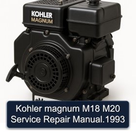 Kohler magnum M18 M20 Service Repair Manual.1993